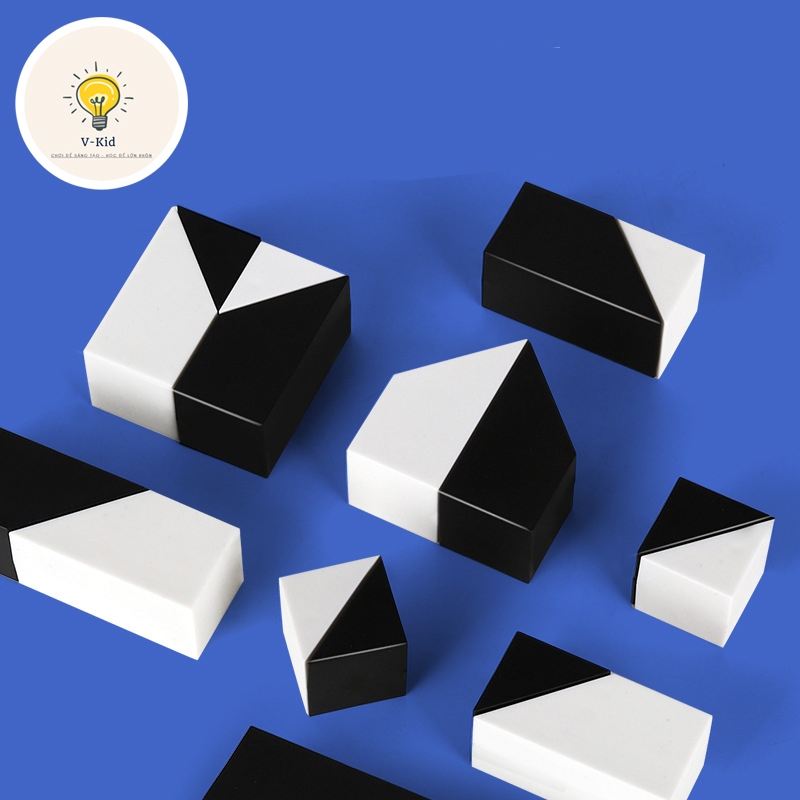 Bộ Xếp Hình Trí Tuệ Cho Bé - Tăng Cao Tư Duy Logic, Phát Triển Trí Tưởng Tượng Cải Thiện IQ Trẻ