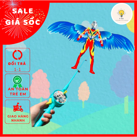 Đồ Chơi Diều Cần Câu 3D Mini Cho Bé – Họa Tiết Hoạt Hình Dễ Thương, Thỏa Sức Vui Chơi ( 50cm -1m ).