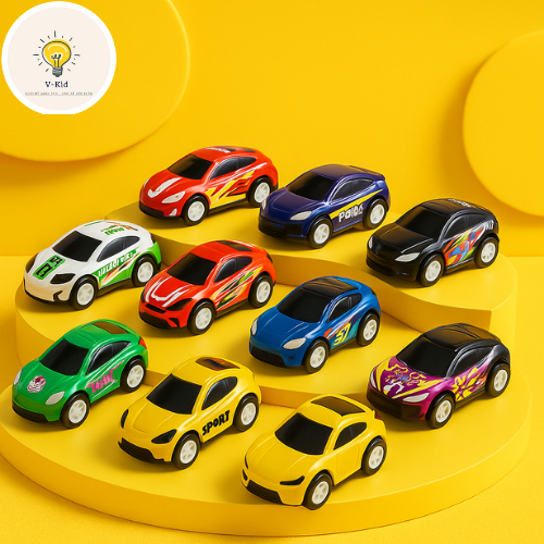 Xe Ô Tô Đồ Chơi Mini Cho Trẻ Em – Xe Hơi Đua Nhỏ Gọn, Chất Liệu An Toàn, Đa Dạng Lựa Chọn Cho Trẻ
