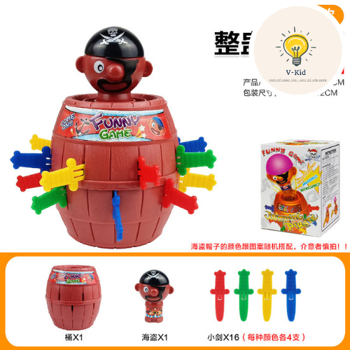 [Đồ Chơi Cho Bé] Hải Tặc Cắm Kiếm - Vui chơi giải trí cùng gia đình và bạn bè (24 Kiếm)