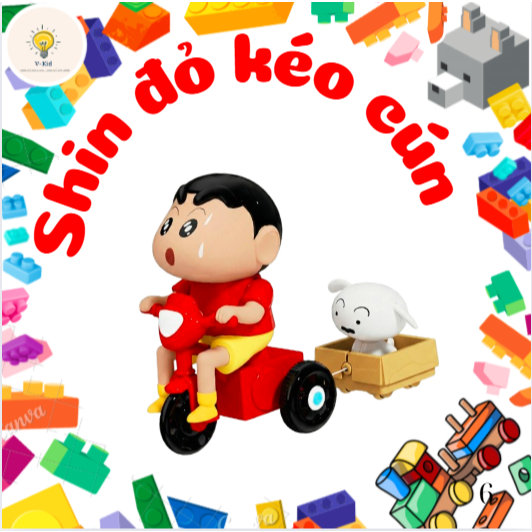 Shin đỏ kéo cún