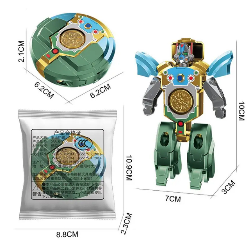 Đồ Chơi Robot Biến Hình, Spinner Giải Tỏa Căng thẳng, 2 Trong 1, Đồ Cho Trẻ Em Siêu Ngầu
